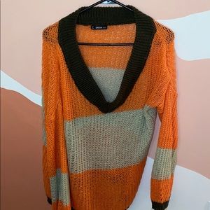 Orange sweater